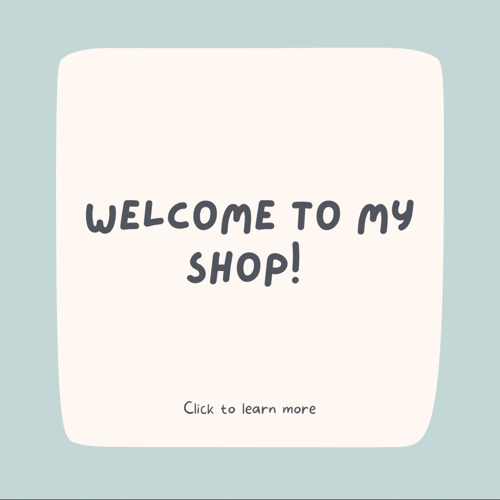 Welcome to my shop! ✨👋🏻